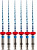 UltraFiles Blue (Heat Activation) 25мм, размер 02-30, машинные файлы, никель-титан, 6 шт.
